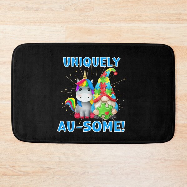 Item preview, Autism Acceptance - Unique is AU-some! Unicorn and Gnome  designed and sold by Mumzy2many.