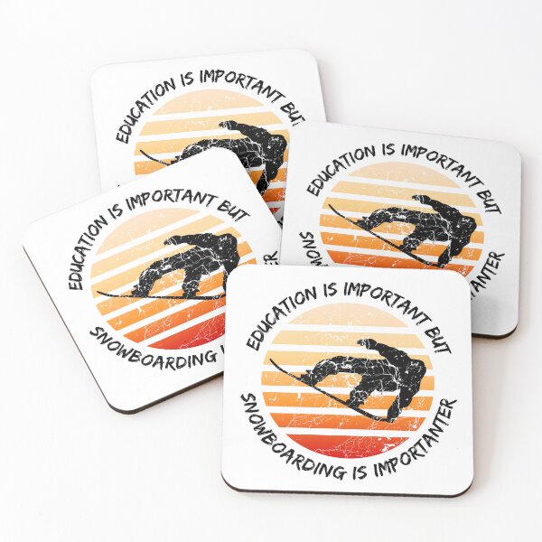 Item preview, Education Is Important But Snowboarding Is Importanter designed and sold by LuckyKermit.