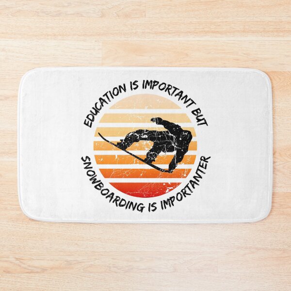 Item preview, Education Is Important But Snowboarding Is Importanter designed and sold by LuckyKermit.