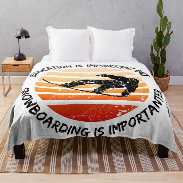 Item preview, Education Is Important But Snowboarding Is Importanter designed and sold by LuckyKermit.