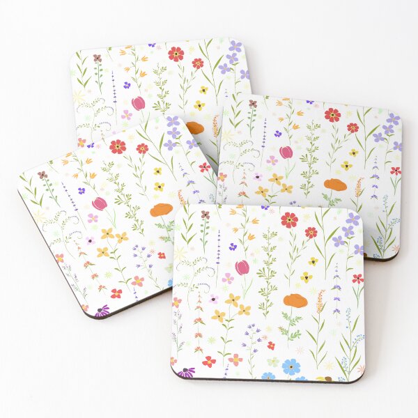 Item preview, colorful spring  wildflower pattern 2022 designed and sold by ColorandColor.