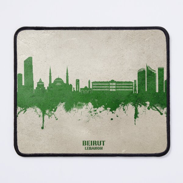 Item preview, Beirut Lebanon Skyline designed and sold by ArtPrints.