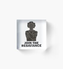 Princess Leia - Join the Resistance Acrylic Block