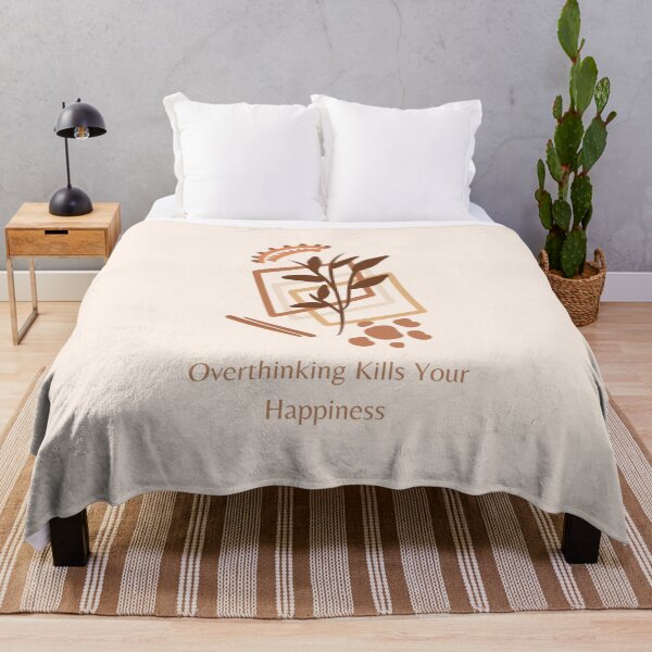 Item preview, Overthinking Kills Your Happiness Stop Overthinking  designed and sold by SweetbeStore.