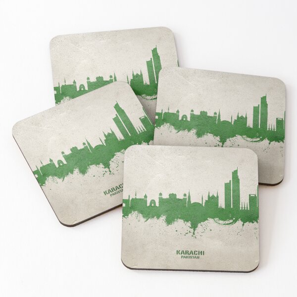 Artikelvorschau, Karachi Pakistan Skyline entworfen und verkauft von ArtPrints.