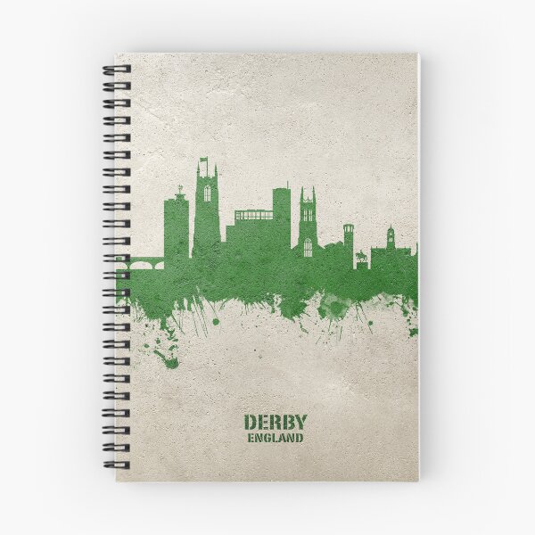 Artikelvorschau, Derby England Skyline entworfen und verkauft von ArtPrints.