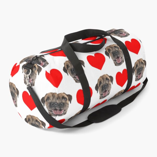 Item preview, cute border terrier dog face heart pattern funny border terrier valentines day gift designed and sold by alaechamlal.