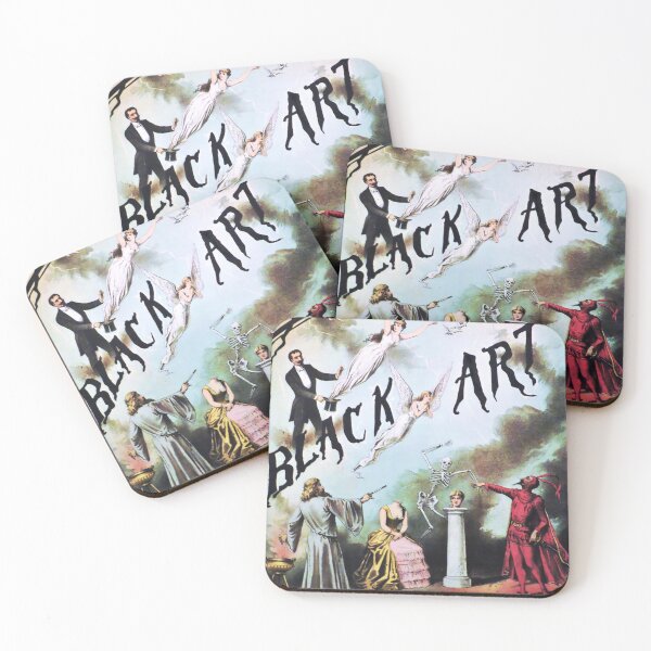 Item preview, Vintage magic poster the black arts designed and sold by Vintage Designs +.