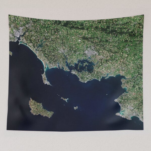 Item preview, Morbihan, France from space designed and sold by Raureif.