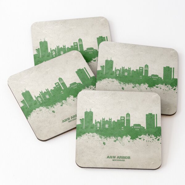 Item preview, Ann Arbor Michigan Skyline designed and sold by ArtPrints.