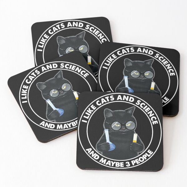 Item preview, I Like Cats And Science And Maybe 3 People designed and sold by zacben.