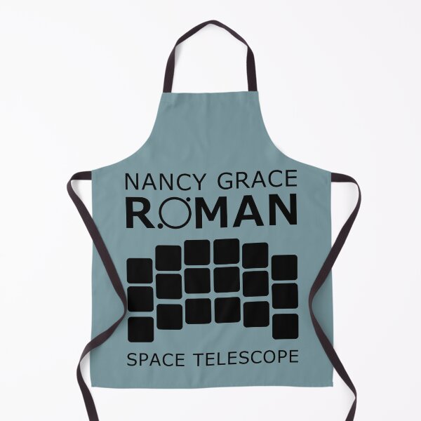 Item preview, NASA NGRST Nancy Grace Roman Space Telescope logo (black) designed and sold by SolidEarthArt.
