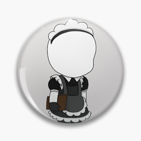 Item preview, slenderman maid chibi designed and sold by EveryCuteThings.