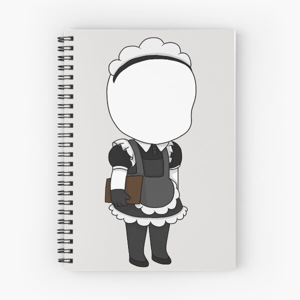 Item preview, slenderman maid chibi designed and sold by EveryCuteThings.