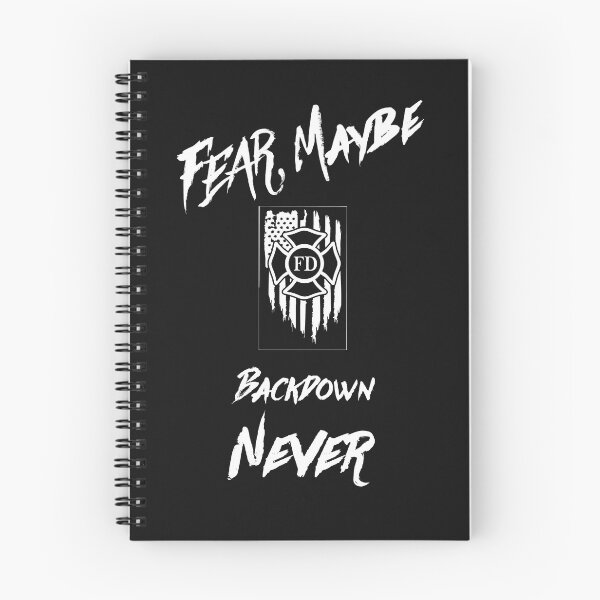 Item preview, Fear Maybe, Backdown?, NEVER!  designed and sold by ffpassion.