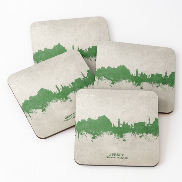 Item preview, Jersey Channel Islands Skyline designed and sold by ArtPrints.