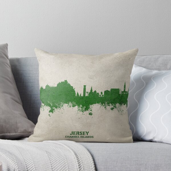 Aperçu de l'œuvre Jersey Channel Islands Skyline créée et vendue par ArtPrints.