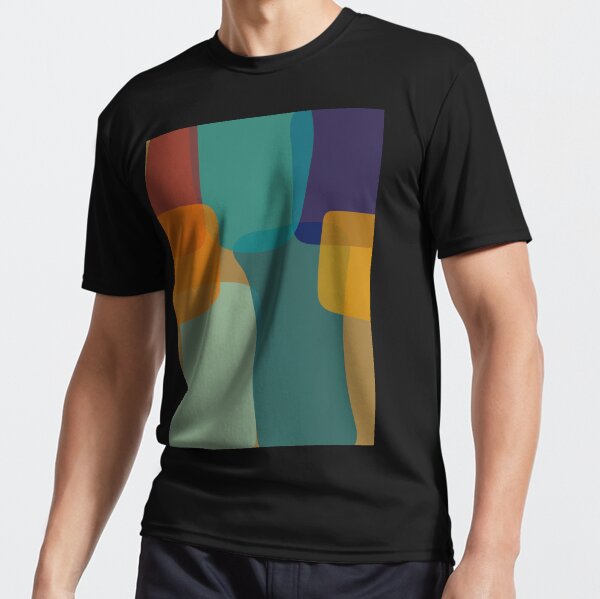 Expressionist Abstract Untittlen Active T-Shirt