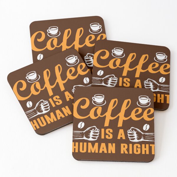 Item preview, Coffee is a human right designed and sold by Kawaiienfolie.