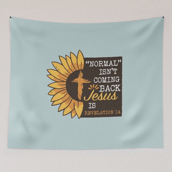 Item preview, normal isnt coming back jesus is designed and sold by KateHortone.