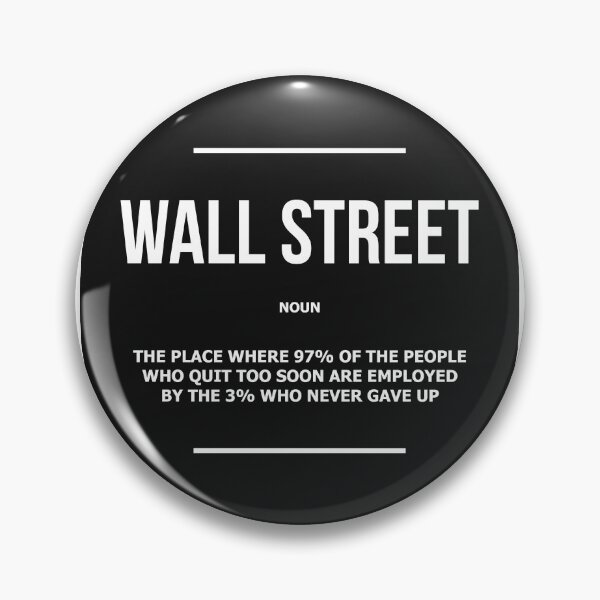 Item preview, Wall Street Definition Forex Stock Market Exchange Nasdaq Investor Trading Financial Quote designed and sold by SuccessHunters.