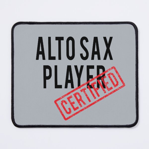 Item preview, Alto Saxophone Player Certified designed and sold by 2djazz.