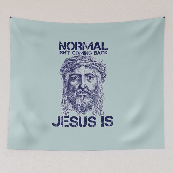 Item preview, Normal Isn't Coming Back Jesus IS4d designed and sold by KateHortone.