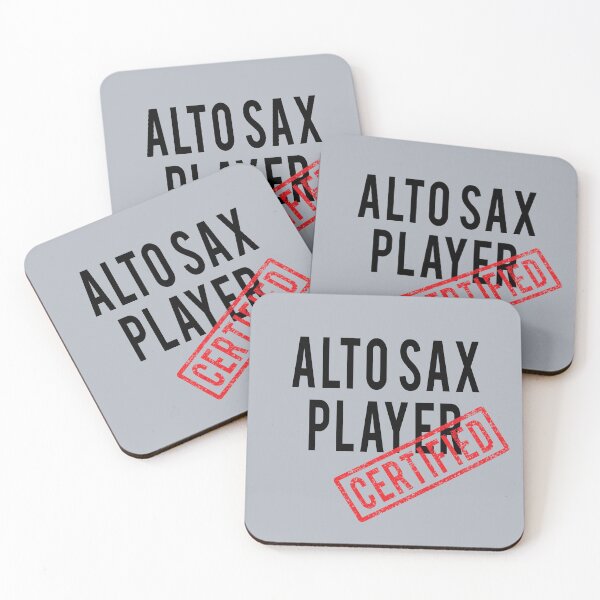 Item preview, Alto Saxophone Player Certified designed and sold by 2djazz.