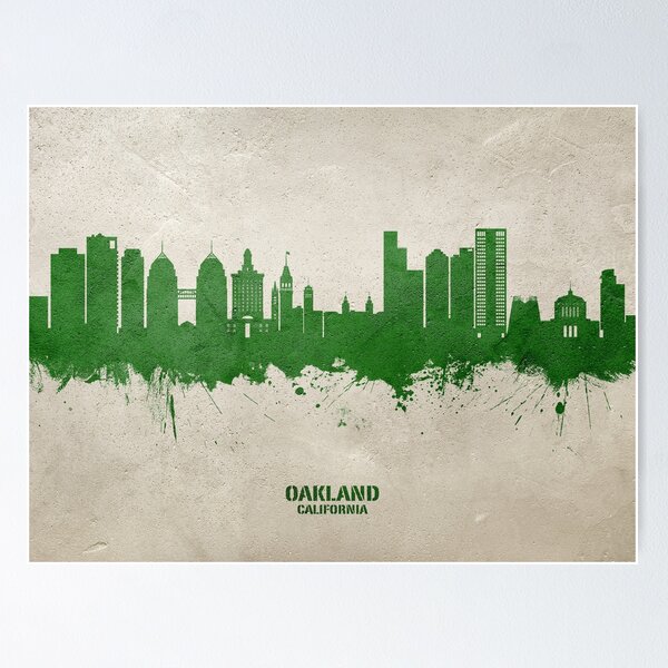 Artikelvorschau, Oakland California Skyline entworfen und verkauft von ArtPrints.