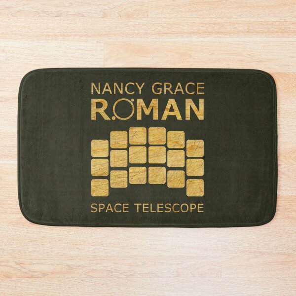 Item preview, NASA NGRST Nancy Grace Roman Space Telescope logo (brass) designed and sold by SolidEarthArt.