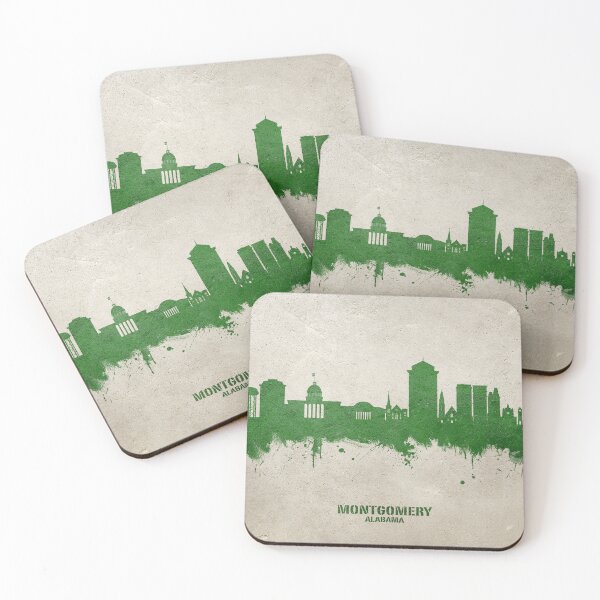 Artikelvorschau, Montgomery Alabama Skyline entworfen und verkauft von ArtPrints.