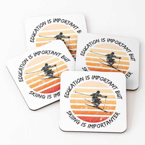 Item preview, Education Is Important But Skiing Is Importanter designed and sold by LuckyKermit.