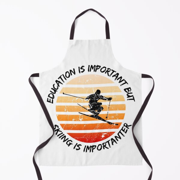 Item preview, Education Is Important But Skiing Is Importanter designed and sold by LuckyKermit.