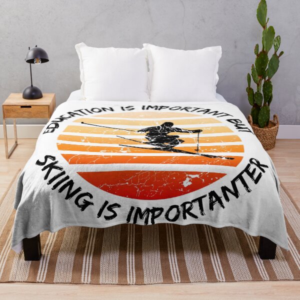 Item preview, Education Is Important But Skiing Is Importanter designed and sold by LuckyKermit.