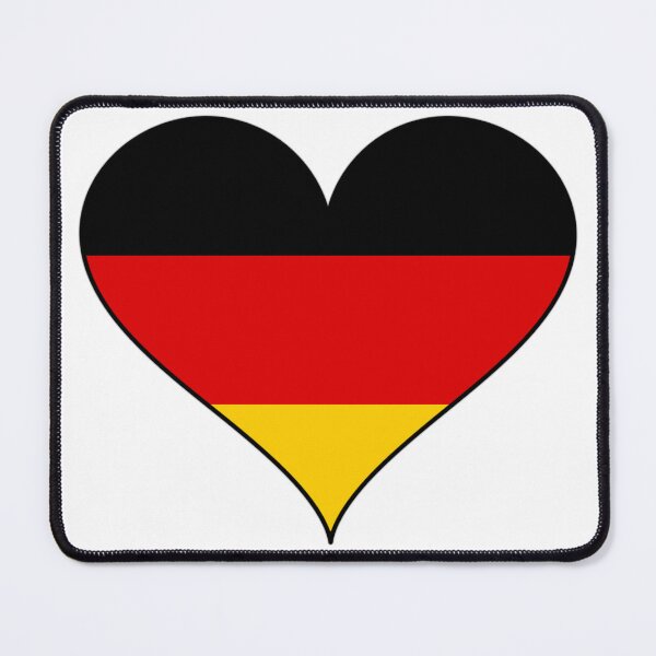 Item preview, German Heart Flag map designed and sold by mattpanta.
