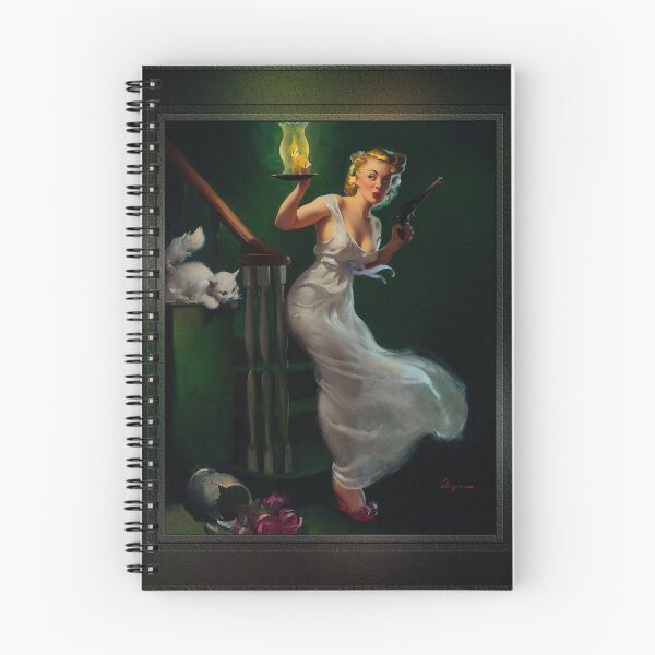 Item preview, Looking For Trouble by Gil Elvgren Remastered Xzendor7 Retro Old Masters Reproductions designed and sold by Xzendor7 Digital Art Creations.