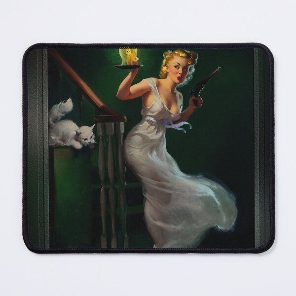 Item preview, Looking For Trouble by Gil Elvgren Remastered Xzendor7 Retro Old Masters Reproductions designed and sold by Xzendor7 Digital Art Creations.
