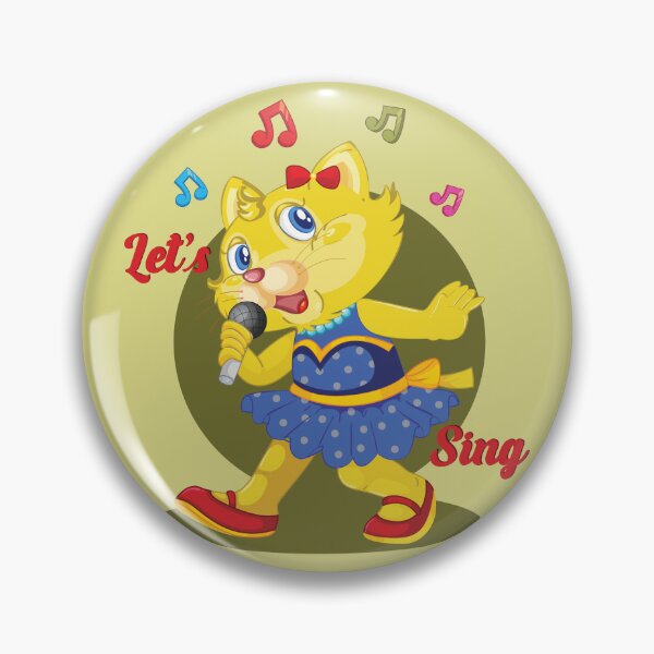 Item preview, Let's Sing - Cat Is Singing - Singing Cat - Cute Cat Singing - Cat Enjoying - Cat Lover designed and sold by designerpriti.