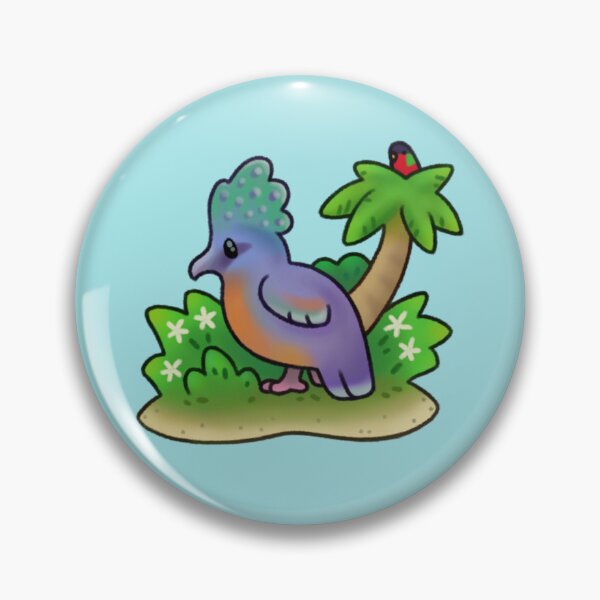 Item preview, Viti Levu Giant Pigeon Chibi designed and sold by NarwhalerArt.