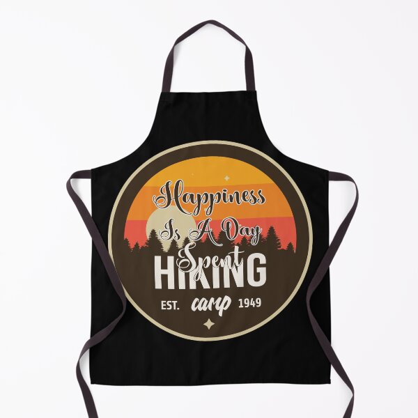 Item preview, Happiness Is A Day Spent Hiking Vintage Design designed and sold by amersoliman.