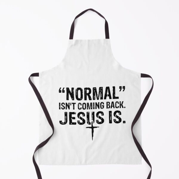 Item preview, Normal Isn't Coming Back Jesus Is black designed and sold by KateHortone.