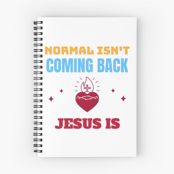 Item preview, Normal Isn't Coming Back Jesus Is blue designed and sold by KateHortone.
