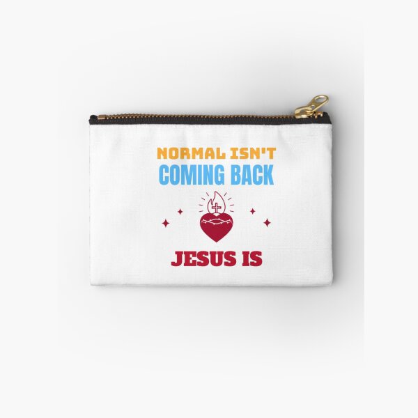 Item preview, Normal Isn't Coming Back Jesus Is blue designed and sold by KateHortone.