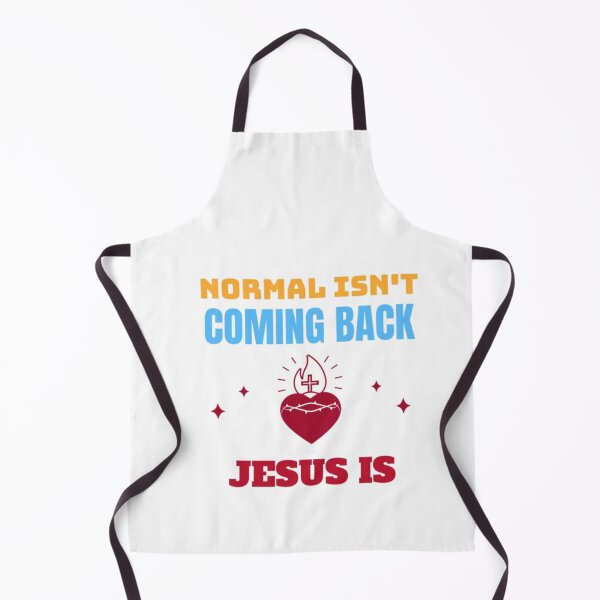 Item preview, Normal Isn't Coming Back Jesus Is blue designed and sold by KateHortone.