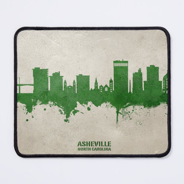 Item preview, Asheville North Carolina Skyline designed and sold by ArtPrints.