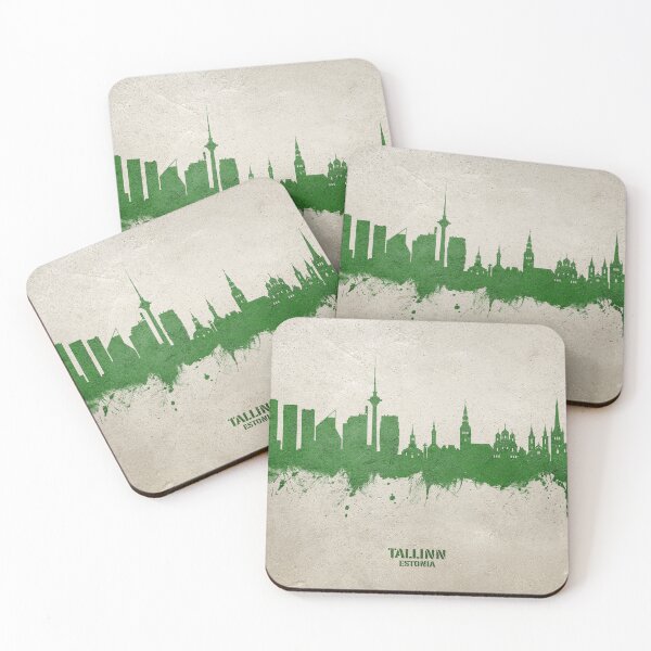 Item preview, Tallinn Estonia Skyline designed and sold by ArtPrints.
