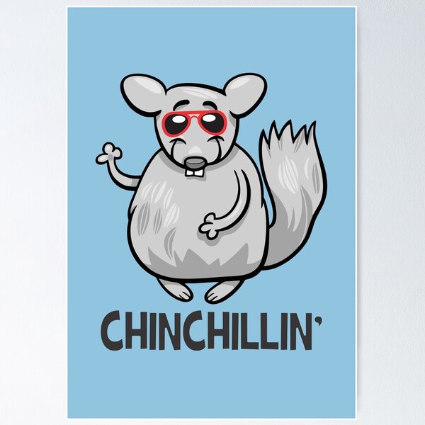 Item preview, Cool chinchilla chinchillin designed and sold by crazycollective.