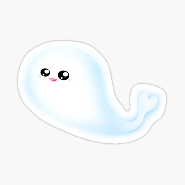 Kawaii Whale Sticker