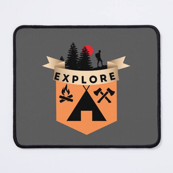 Item preview, Explore outdoor Camping Hikiing T-Shirt Cool Design Tee designed and sold by LJ4EVER.