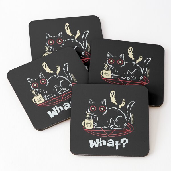 Item preview, Satanic cat says what? designed and sold by tomysuga.